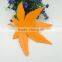 hot silicone cup placemat maple leaves cup mats table mats
