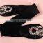 Fashion rhinestone paved S flower pattern alloy buckle elastic sex women lady waist belt