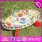 2017 New design multi-function toys wooden toddler activity table W12D065