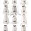 High quanlity stainless steel flower shaped cream nozzles cake cream decorating tip sets