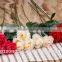 Hot sale in  China artificial flower decor wedding artificial Chinese rose flower fake decoration flower decoration