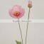 China Artificial Flower Guangzhou Silk Flower Wholesale Price Fabric Poppy