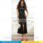 Plus Size XXL SEXY black Zipper Front Bodycon Party Clubwear Dress