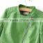 2016 high quality Guangzhou wholesale new fashon green women jacket model