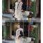 winter warm hot sale ladies faux fur waistcoat vest with hat