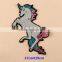 wholease custom unicorn patch,unicorn applique,applique embroidery sticker unicorn patches