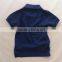 Fancy polo collar t-shirt custom embroidered logo for boy