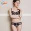 HSZ-28805 Girls Underwear Comfortable 3/4 Bra Cup New Design 2017 Sexy Model Bra Free Samples Latest Fashion Panty Lingerie