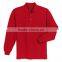 Cheap Wholesale Clothing Polo Collar Mens Long Sleeve Custom Plain Polo Tshirt