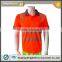 Mens short sleeve fluorescent interlock bulk poly/cotton high visibility polo shirt