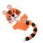 Cute Baby Tiger Pattern Crochet Knit Photography Props Outfit Infant Toddler Hat and Diaper Cover For 3-24 Months