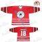 high quality 100% Polyester Blank Plain Custom Cheap Hockey Jersey/ice hockey jerseys