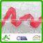 2015 New Arrival Oeko-Tex100 Factory High Quality Narrow Size Red Knitted Elastic Lace