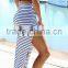 onen Wholesale Designer Clothing Fashion Women Divided Skirt stripe Asymmetrical Drop Hem Midi Skirt