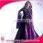 halloween costume purple ande black dress medival lady costume