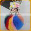 Rex Rabbit Fur Ball Bag Charm Doll Accessory Korean Pom Poms