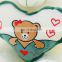High quality plush care bears toys with customized heart design