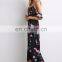 Floral Lady Sexy Beach Long Dress