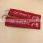 Newest cheap embroidery woven keychain manufacturers in china