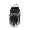 Cheap 100% INDIAN human virgin 9A grade natural hair lace closure in deep curly free part cuticle aligned hair