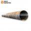 12 inch diameter carbon steel pipe, OD 327 mm helical seam pipe, API 5L certificate spiral steel tube size