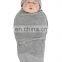 new rabbit ear cap newborn baby  bule grey pink wrap swaddle  infant blanket cotton fetal cap sleeping bag set 0-3 months