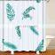 i@home 3d digital leaves water repellent shower curtain printing 180cm x 180cm polyester