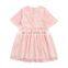 Childrenswear Girls Princess Dress Pink Lace Girls Dress Summer 2020