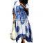 Kaftan Beach Dresses Women Long Maxi Bohemian Beach Tunics Vintage Flower Printed Casual Plus Size Vestidos Summer Robe Femme