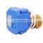 Spike Motor Auto Water ON OFF 3 Way Motorized Automatic Ball Flow Mixing Valve with ADC 24V Motor Motorised Actuator