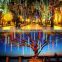 5050 RGB led light holiday meteor rain lights for outdoor garden tree decoration