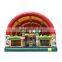 Sunshade Roof Inflatable Bouncy Jumping Castles Cheap Kids Children Fun City Playground Inflatable Tent Castle In Stock