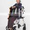 European style steel frame armrest elderly adult folding upright walker rollator