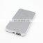 2020 super thin metal power bank oem logo micro usb mobile power charger customized color