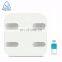 White Led Display Private Label  Glass Platform Precision Low Energy Blue Tooth Body Fat Weight Scale