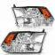 Front Headlight For Dodge Ram 1500 2500 3500 headlamps Chrome Black Clear 68001485AG/68001484AG