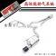 srt exhaust for ford mustang valve exhaust catback with quad double tip