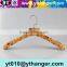 YY0441 Wood Grain Rubber Coated Clothes Hanger Rubber Paint Non-slip Coat Plastic Hanger