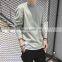 WHOLESALE CUSTOM-MADE LONG-SLEEVED NEW INS men's t-shirt loose cotton large-size jacket under the jacket