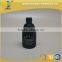 15ml black nail polish glass bottles with plastic cap