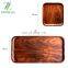 Wooden Rectangular Cup Tray Breakfast Dessert Plate Walnut Fruit Bread Small Plate Wood Food Plate Tea Tray
