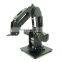 Black 6061 Aluminum Alloy 3pcs 42 Gear Motors + 3-Axis Mechanical Robot Arm 3-DOF Robotic Arm