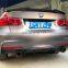 Drop Shipping Rear Spoiler Forged Carbon M4 Style Spoiler For Bmw 3 Series F30 Car Spoiler For Bmw F30 M4 Rear Diffuser