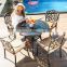 outdoor furniture patio sets wrought iron aluminum table and chairs
