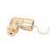Angled Lambda O2 Oxygen Sensor Extender Spacer for decat hydrogen M18x1.5 brass Oxygen sensor copper connector