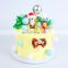 5 Pcs/Set Cake Topper Multi-color Ball plug-in for Baking Birthday Dessert Festival Cake Toppers