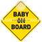 PVC car sticker Baby on board car signs with suction                        
                                                Quality Choice