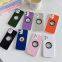 For Apple Missing Label Cell Phone Case Fine Hole Metal Ring Skin Protective Cover For Iphone 7 8 Plus X Xr 11 12 13 14 Pro Max