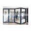 Australian Standard AS2047 light black up garage fold doors Aluminium Double Glass hangar bi-fold door
