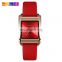 branded watches for girls 1432 skmei wholesale watch women luxury glass genuine leather mini lady bracelet